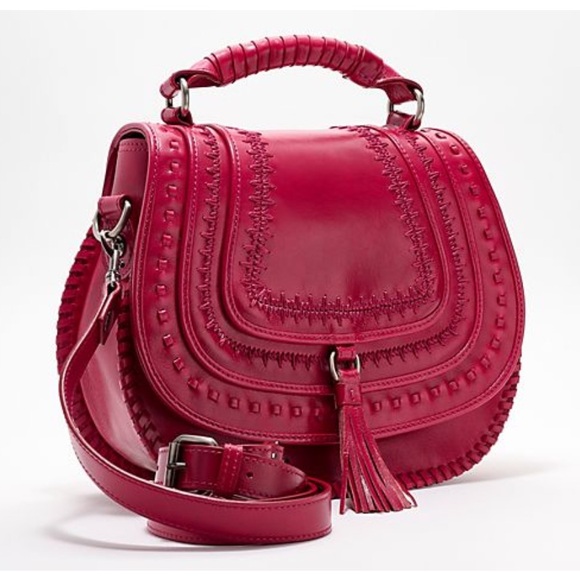 Patricia Nash Discovery Abruzzo Chainstitch Saddlebag - Picture 2 of 6